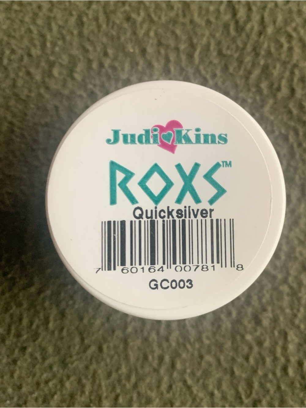 New Judi Kins Roxs glass shards. Quicksilver. .5 oz container. GC003.